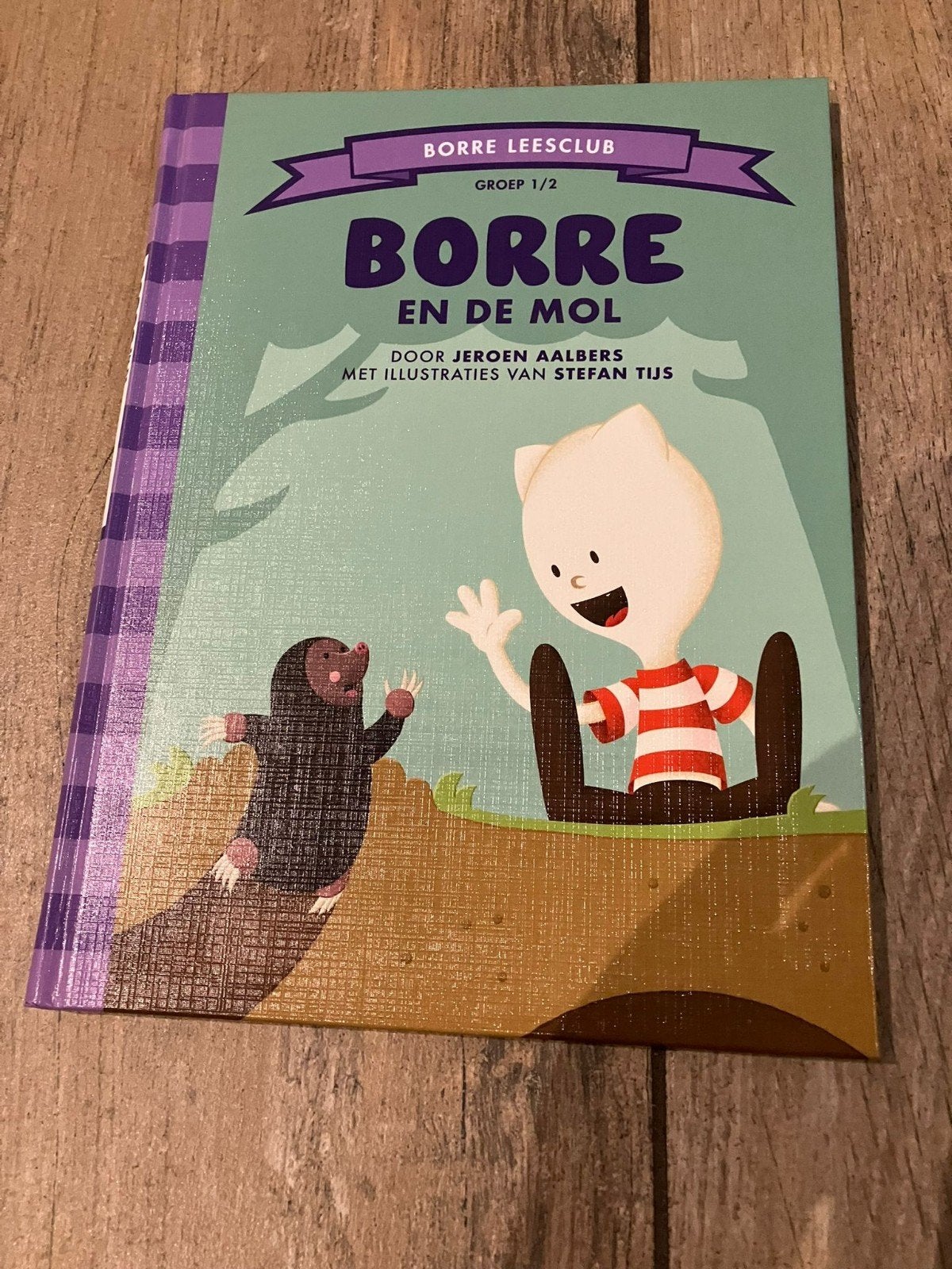Borre Leesclub - Borre en de Mol (Groep 1/2), Ophalen, 3 tot 4 jaar, Zo goed als nieuw, Uitklap-, Voel- of Ontdekboek