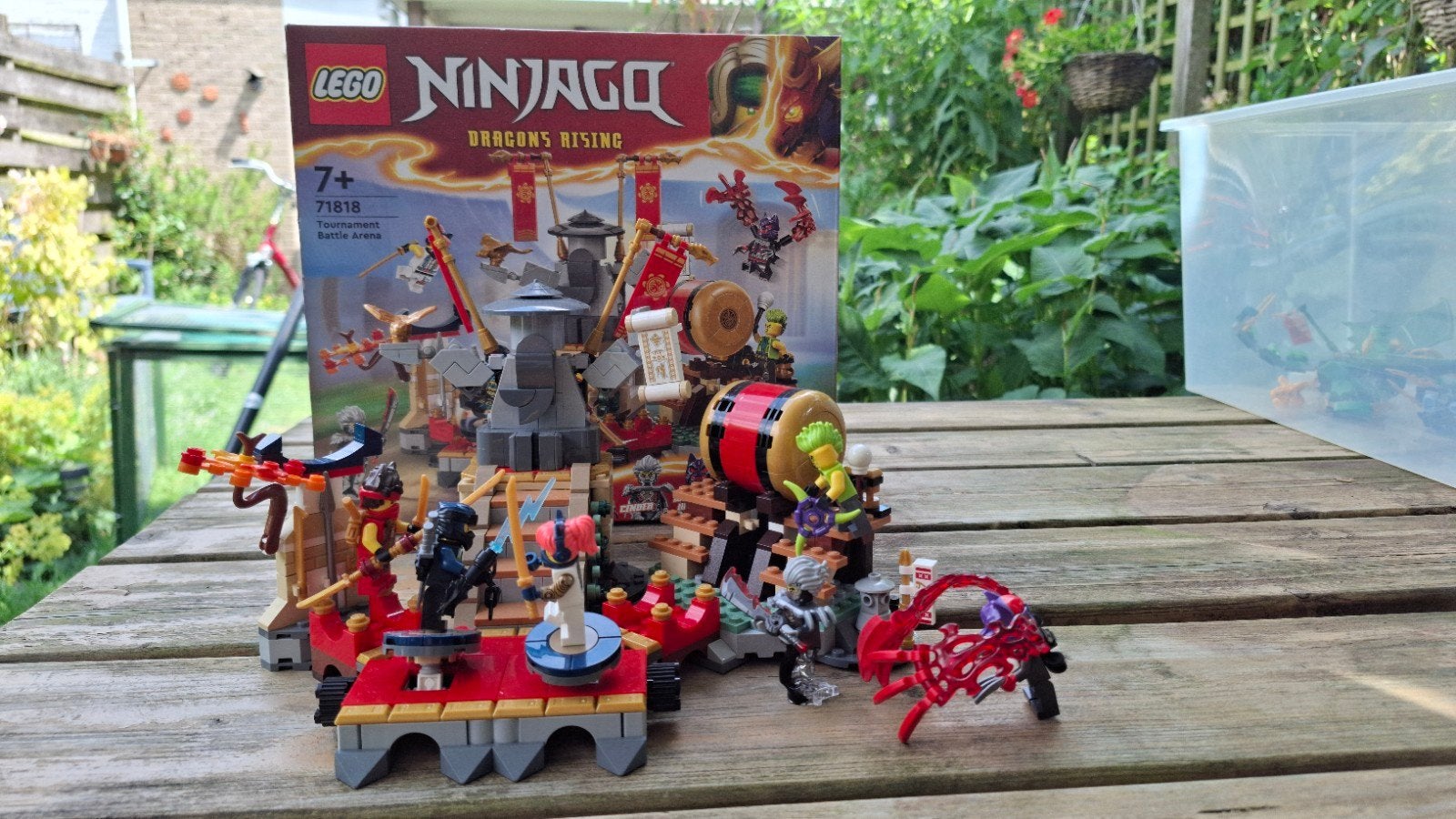 Lego Ninjago 71818 Tournament Battle Arena, Lego, Ophalen of Verzenden, Zo goed als nieuw, Compleet