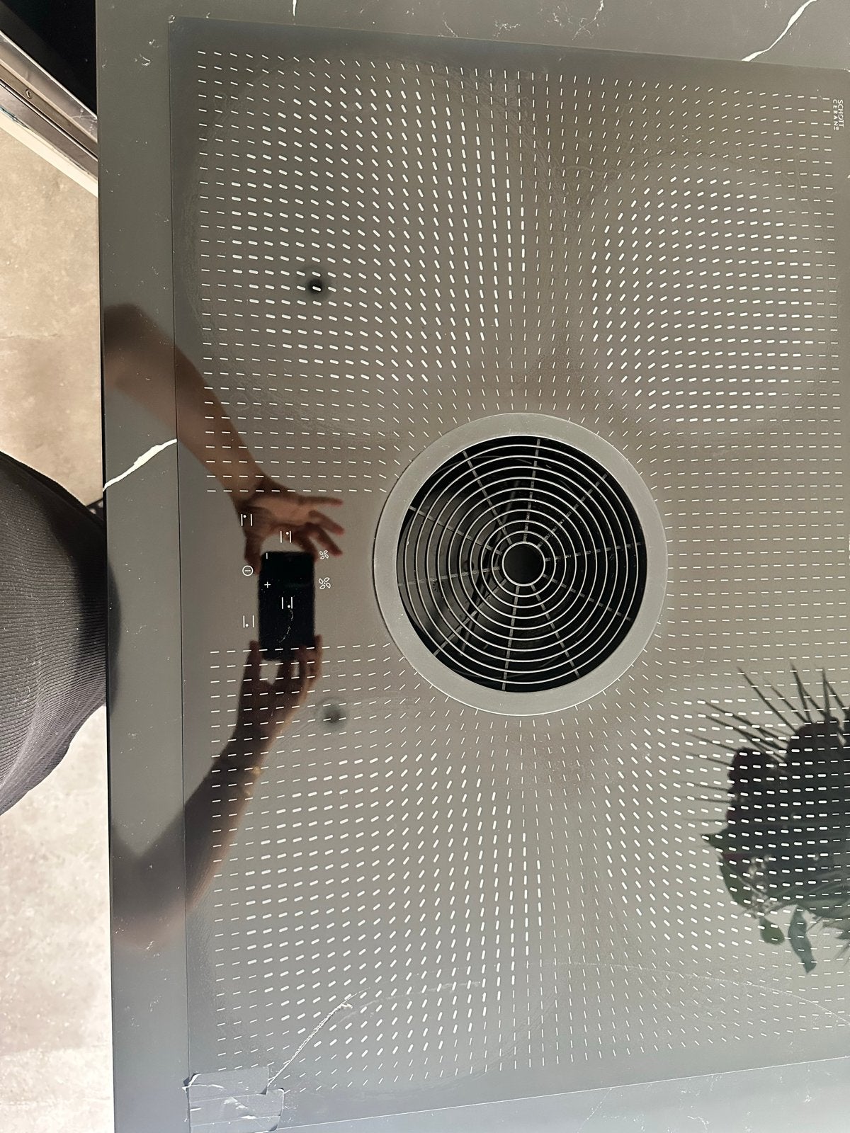 Bora GP4U kookplaat (glasbreuk) met geïntegreerde afzuiging, Gebruikt, Inbouw, Inductie, 4 kookzones