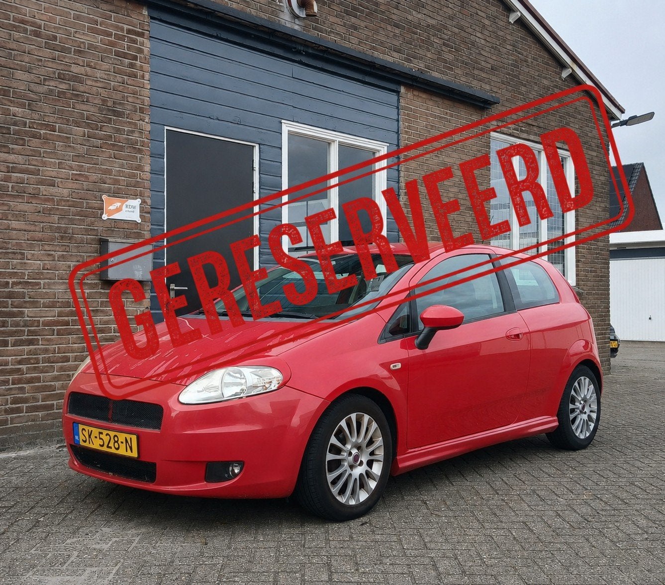 Fiat Grande Punto 1.4 Edizione X / Bj.2009 / Airco, Auto's, Fiat, Voorwielaandrijving, Stof, 40 €/maand, Zwart