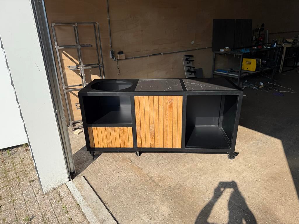 Luxe Buitenkeuken met Koelkast  maat gemaakt tijdelijk €2245, Ophalen, Zo goed als nieuw, 25 tot 50 cm, Minder dan 100 cm