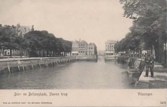 Vlissingen Bier- en Bellamykade Yzeren brug, Verzenden, Voor 1920, Ongelopen, Zeeland
