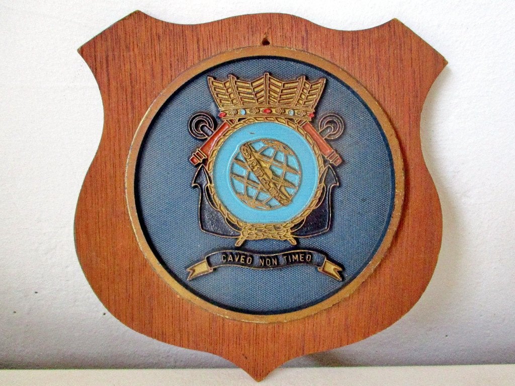Wapenschild Embleem Zr.Ms. Urania marine, Ophalen of Verzenden, Marine, Nederland, Embleem of Badge