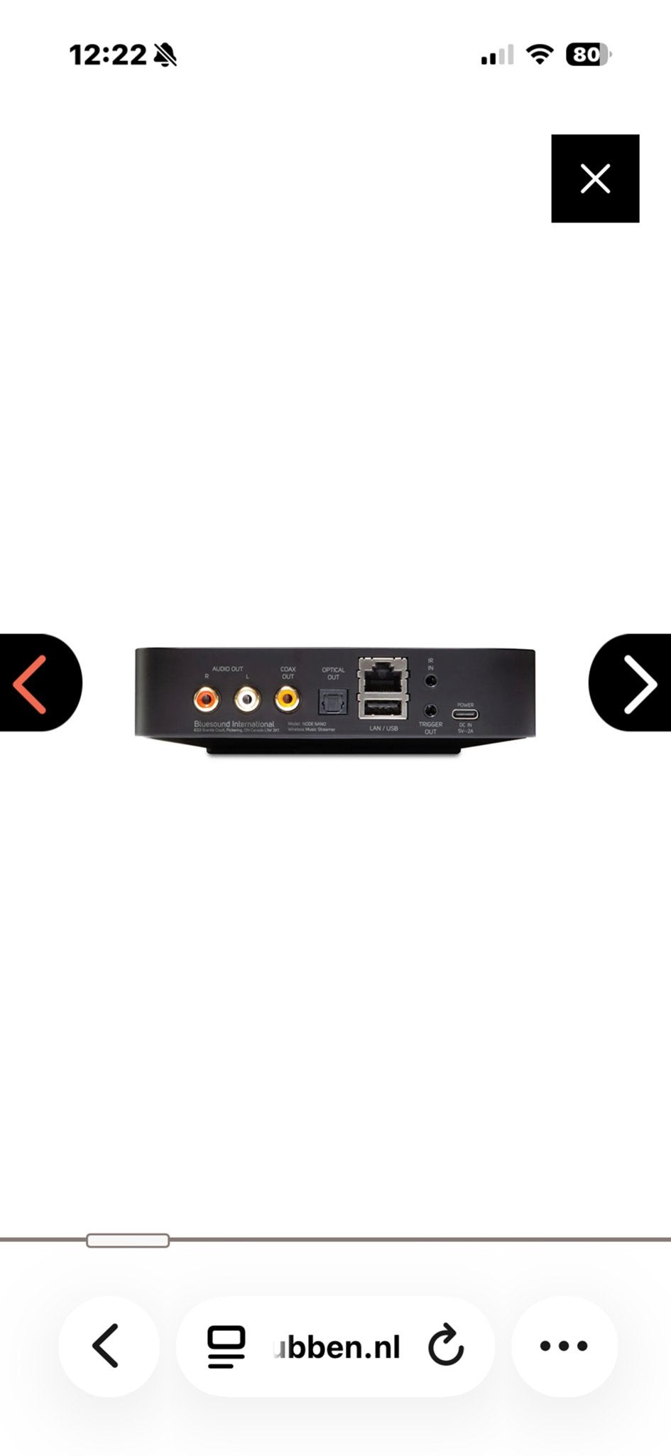 Bluesound Node - Draadloze Muziekstreamer, Ophalen of Verzenden, Zo goed als nieuw, HDMI, Zonder harde schijf