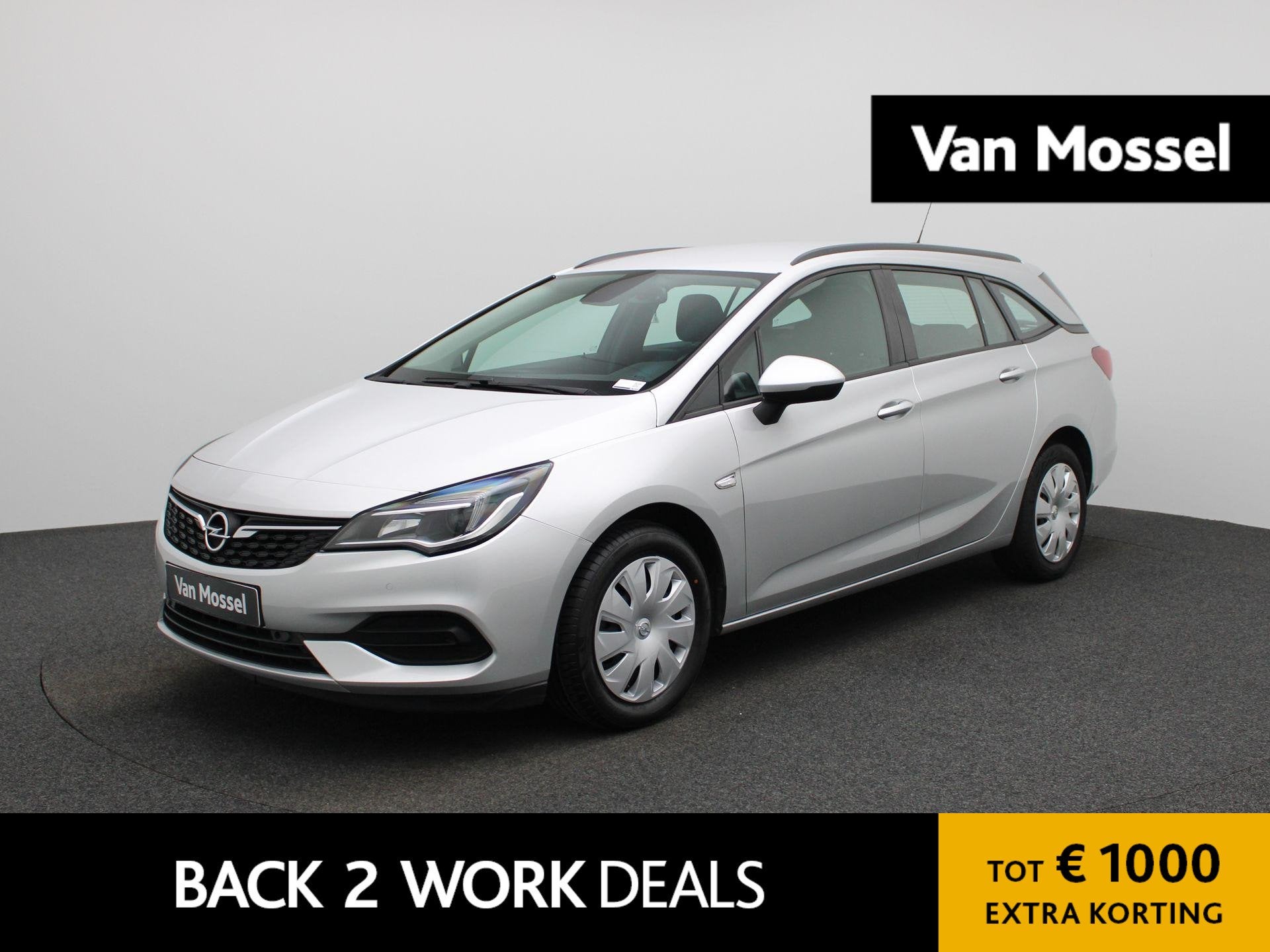 Opel Astra Sports Tourer 1.2 Turbo 81kW S/S Edition | NAVIGA, Auto's, 12 maanden, Stof, Gebruikt, Zwart