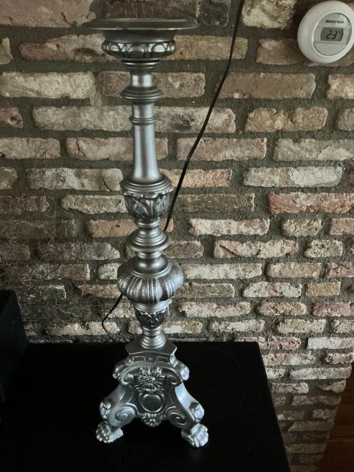 Grote Kandelaar, Antiek en Kunst, Antiek | Kandelaars, Ophalen, Zilver