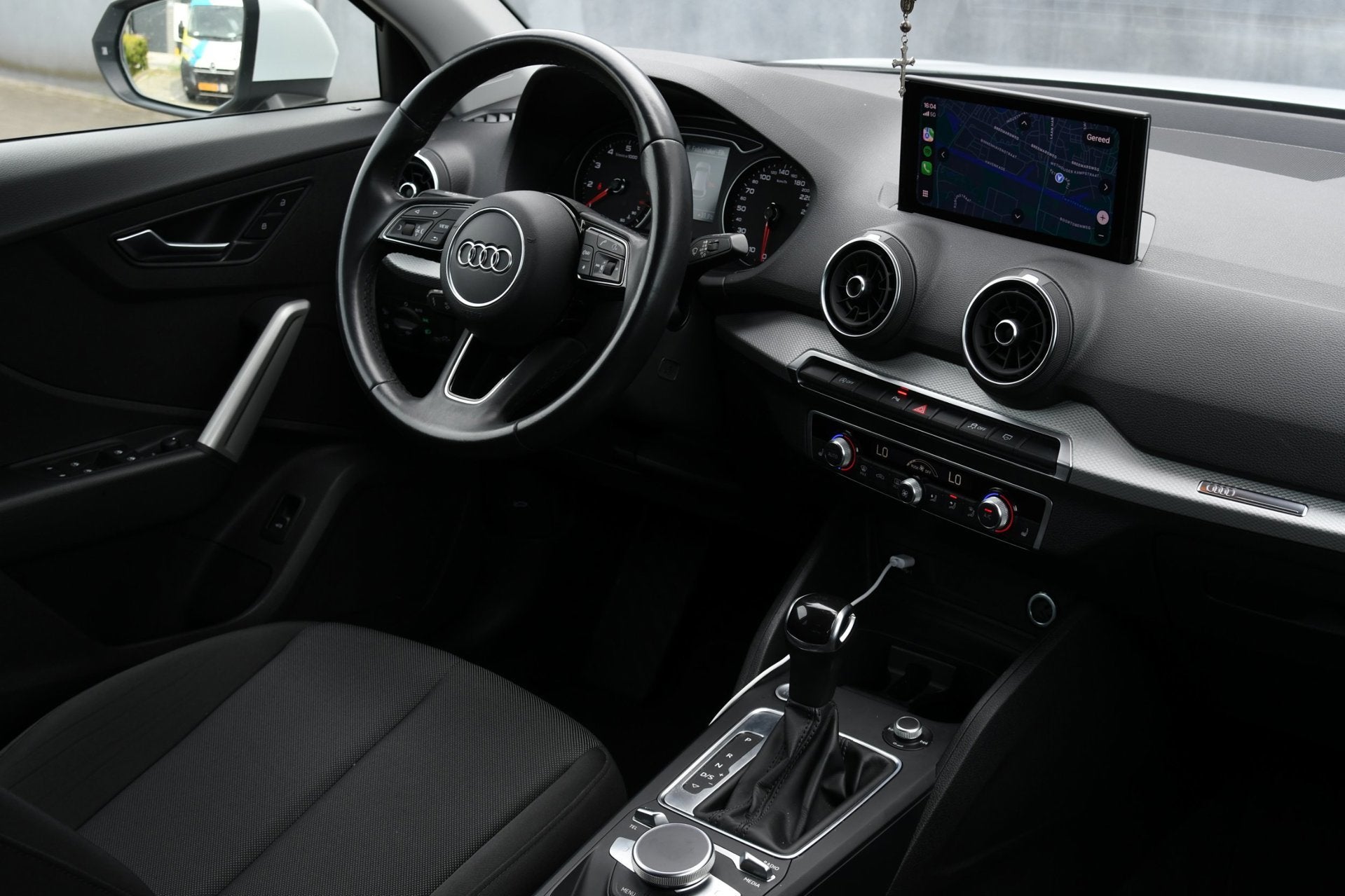 Audi Q2 35 TFSI S-Tronic MATRIX|CAMERA|KEYLESS, 4 cilinders, 150 pk, Leder en Stof, Wit