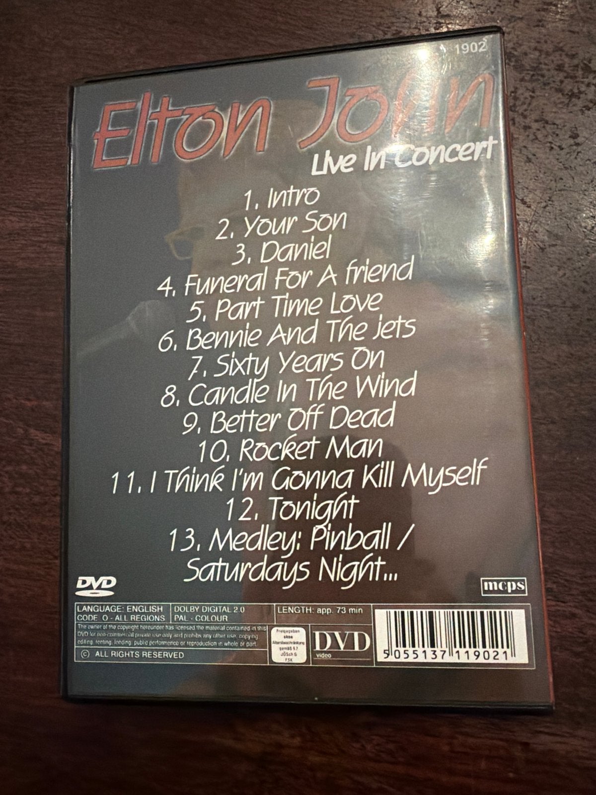 Elton John Live In Concert DVD - Inclusief hits!, Alle leeftijden, Ophalen of Verzenden, Concert, Inclusief doosje