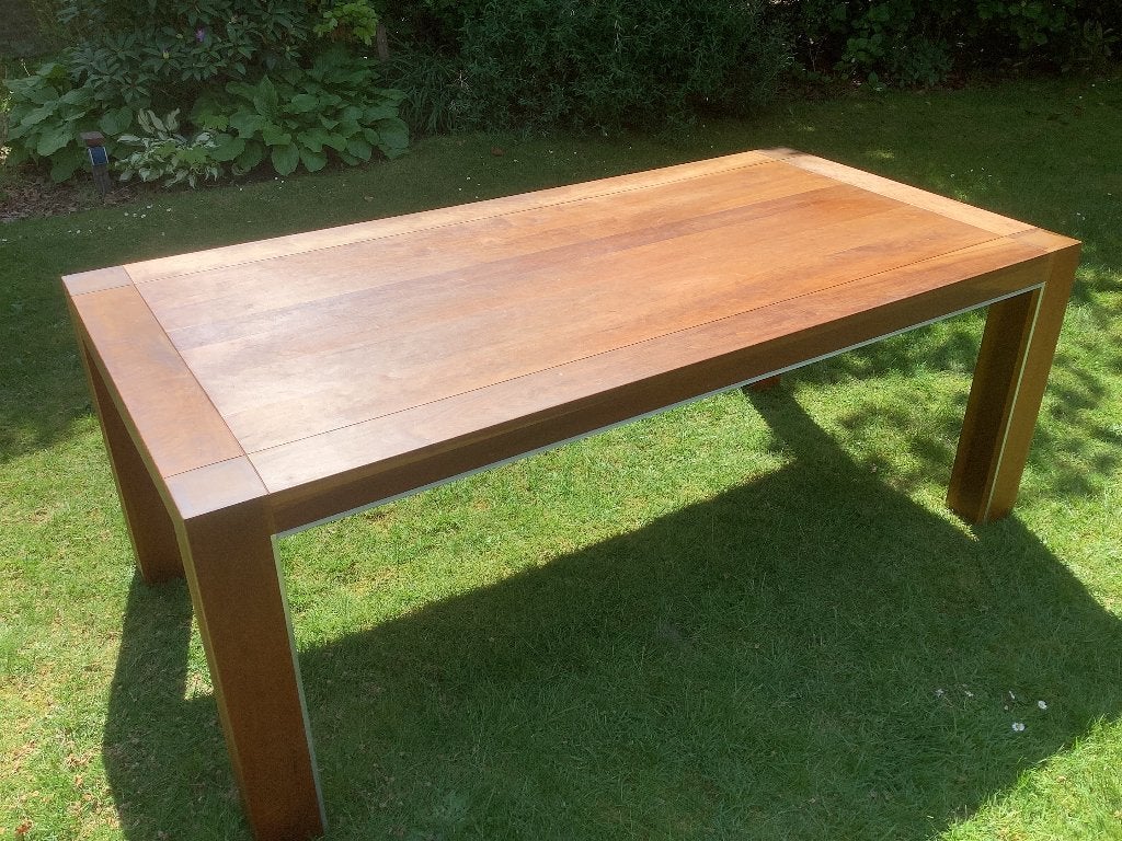 Mooie stoere tafel, thuis bezorging mogelijk., Huis en Inrichting, Tafels | Eettafels, Ophalen, 200 cm of meer, 50 tot 100 cm