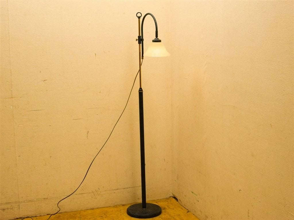 Vloerlamp met marmeren design 52105, Huis en Inrichting, Lampen | Vloerlampen, Ophalen of Verzenden, Gebruikt, 150 tot 200 cm