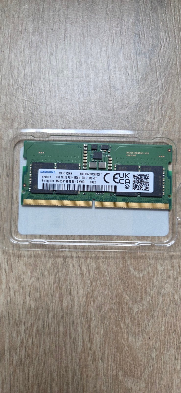 Samsung DDR5 SODIMM 8GB RAM Geheugenmodule, 8 GB, Nieuw, Ophalen of Verzenden, DDR5