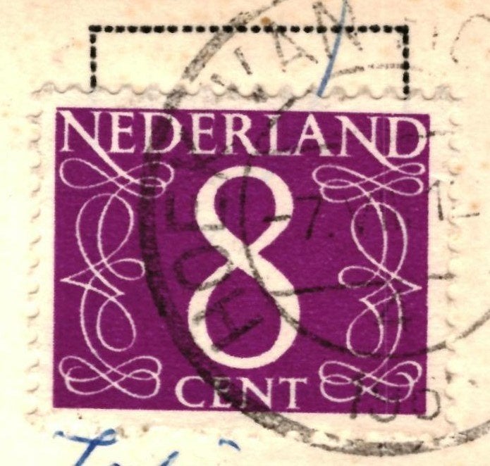 968547	Hoek van Holland	ZH jr 50 Seinpost	Gelopen, Ophalen of Verzenden, 1940 tot 1960, Gelopen, Zuid-Holland