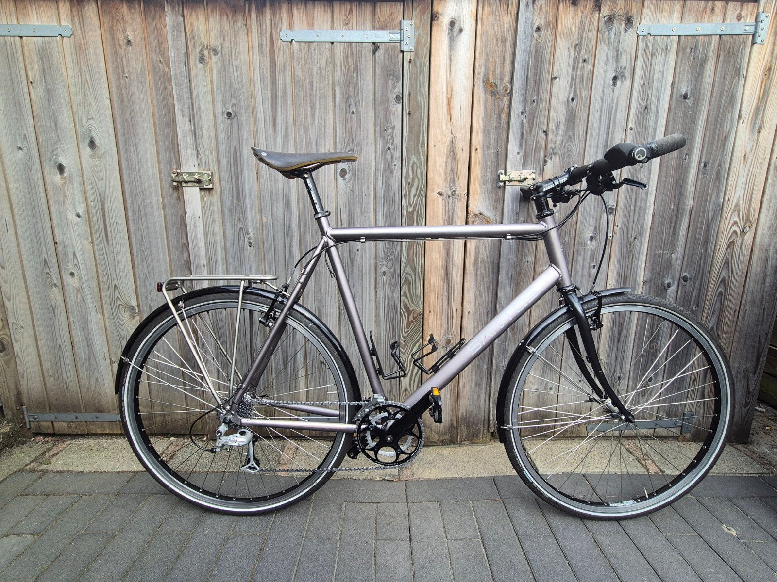Santos Trekking 65 cm, Fietsen en Brommers, Fietsen | Heren | Sportfietsen en Toerfietsen, 28 inch, Gebruikt, Velgrem, 15 tot 20 versnellingen