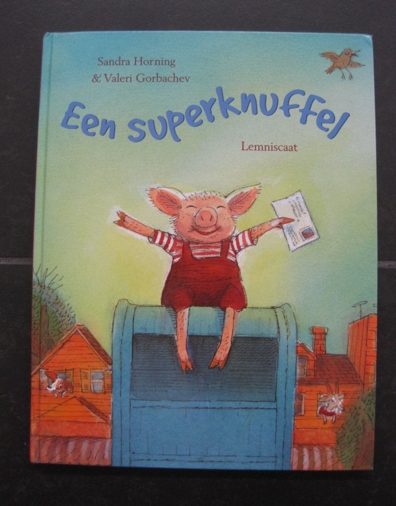 Een superknuffel, prentenboek, Sandra Horning, 5 of 6 jaar, Fictie algemeen, Ophalen of Verzenden, Zo goed als nieuw