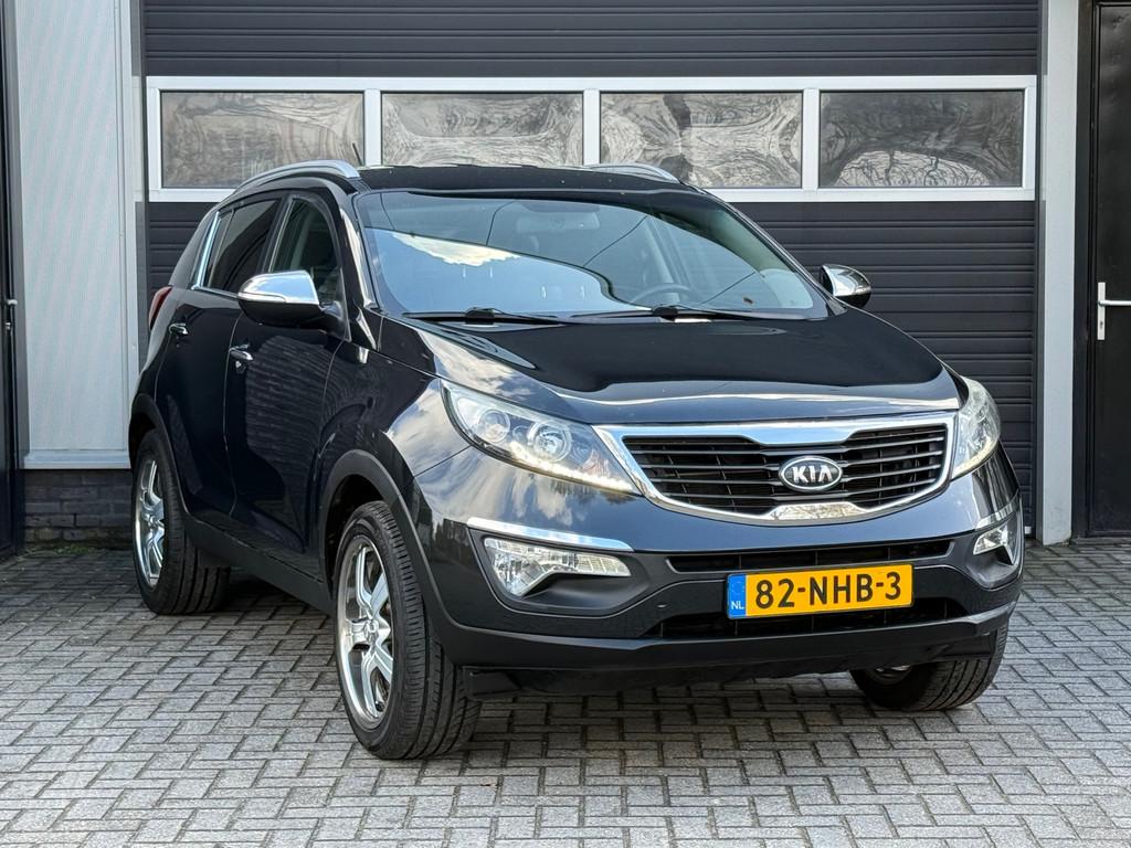 Kia Sportage 2.0 X-ecutive Plus Pack Trekhaak, Navi, Cruise,, Gebruikt, 4 cilinders, Leder en Stof, Origineel Nederlands