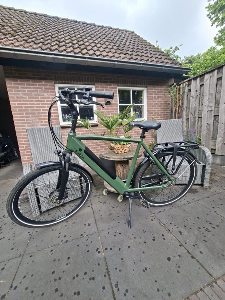 Forza electrische heren fiets Bologna Verde, Fietsen en Brommers, Elektrische fietsen, Ophalen, Zo goed als nieuw, Overige merken