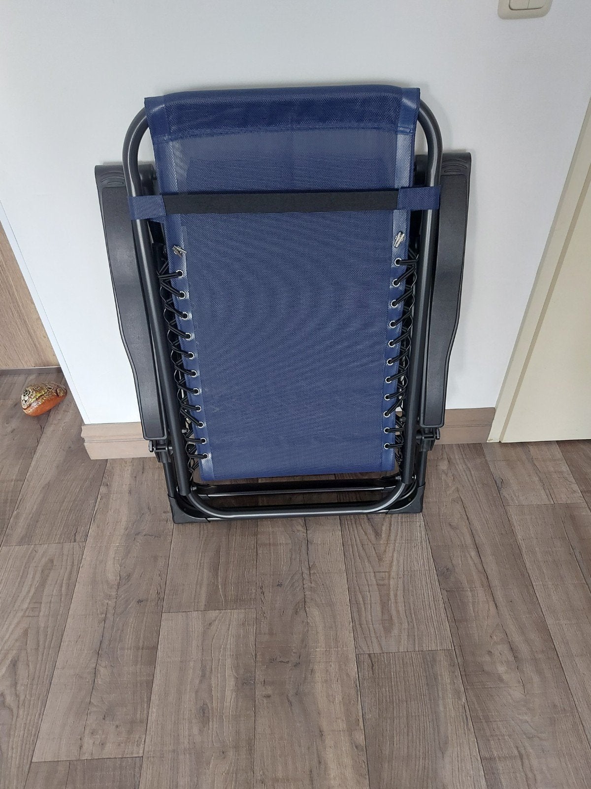 Comfortabele Inklapbare Ligstoel - Blauw, Tuin en Terras, Ophalen of Verzenden, Zo goed als nieuw, Textileen, Inklapbaar