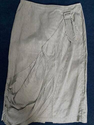 Scarva rok blauw/offwhite maat 42, Kleding | Dames, Overige kleuren, Maat 42/44 (L), Ophalen of Verzenden, Zo goed als nieuw