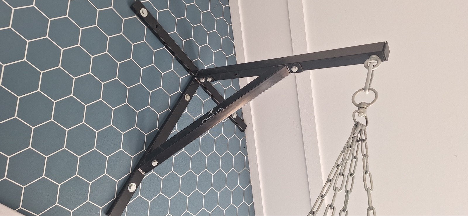 Stevige Beugel voor Bokszak - Wandmontage, Ophalen of Verzenden, Gebruikt, Boks-accessoire