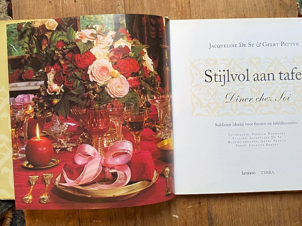 Stijlvol aan tafel, prachtige ideeën voor decoratie, Ophalen of Verzenden