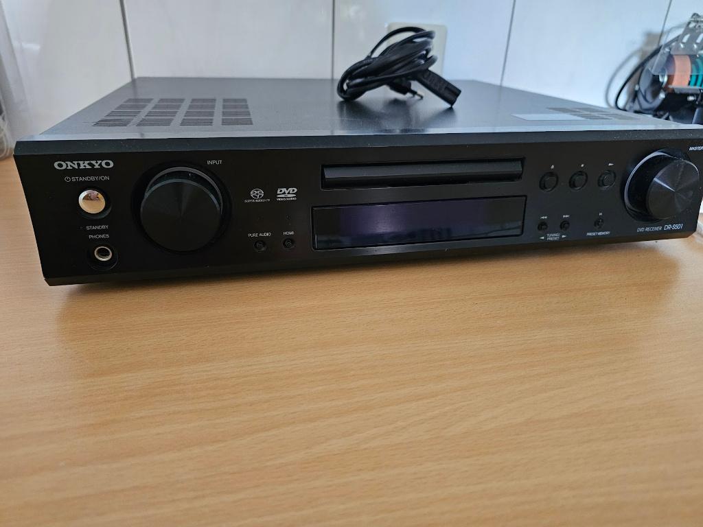 Onkyo DVD Receiver DR S 501, Gebruikt, Ophalen of Verzenden, 60 tot 120 watt, Stereo