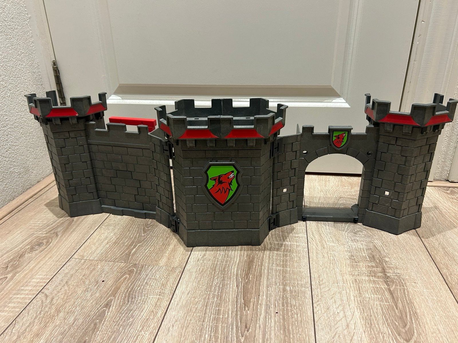 Playmobil Kasteel Muur/Poort - Uitbreiding voor Ridderkastee, Ophalen of Verzenden, Gebruikt, Jongen of Meisje
