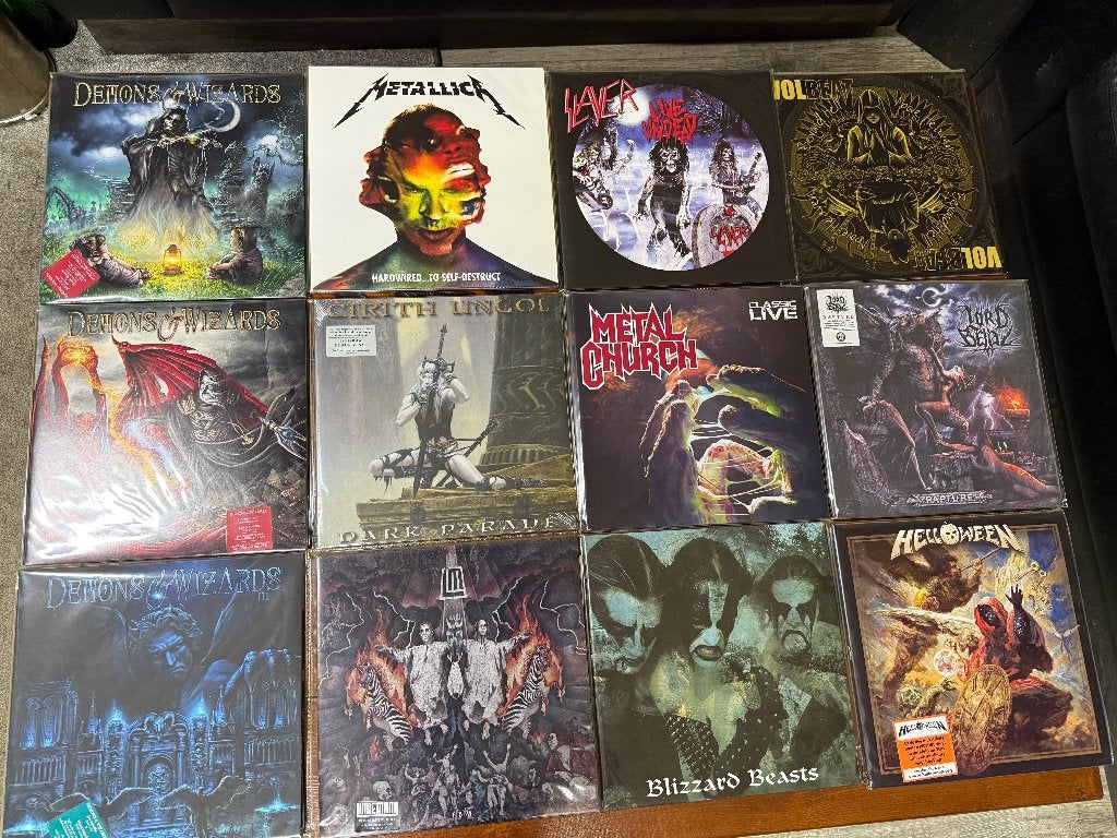 Metal lp’s - aangevuld - 08-09-2026, Cd's en Dvd's, Ophalen of Verzenden, Zo goed als nieuw, Heavy metal, 12 inch