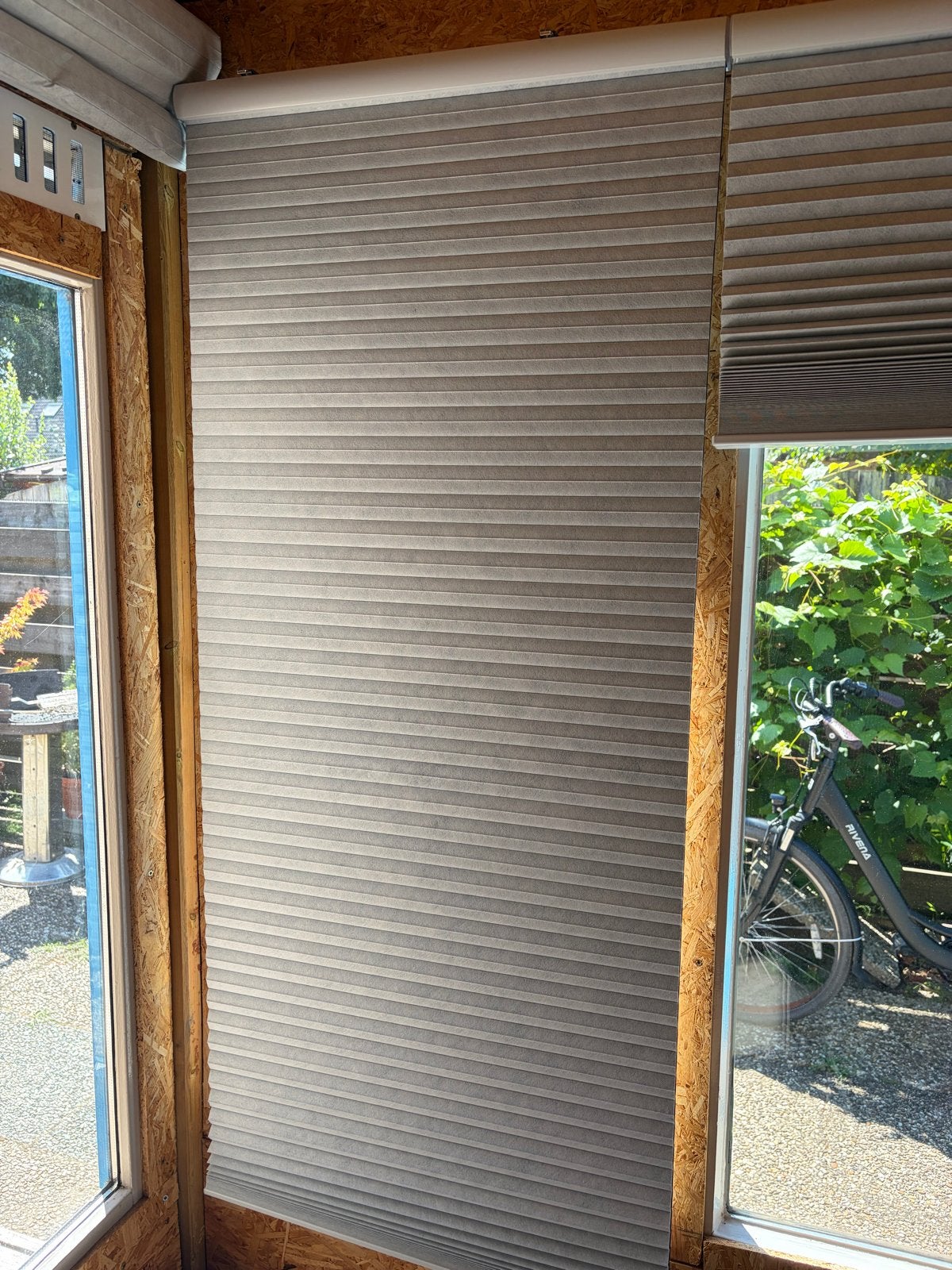 Ikea Trippevals verduisterend plisségordijn 60x195 cm, Ophalen, Gebruikt, Verduisterend, IKEA