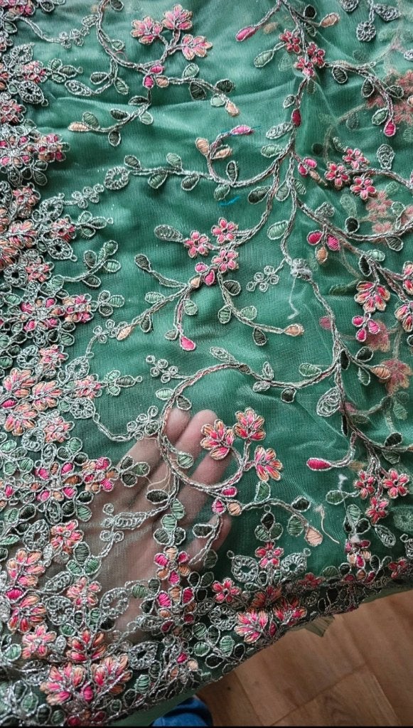 sari /saree, Overige typen, Nieuw, Ophalen of Verzenden, Groen