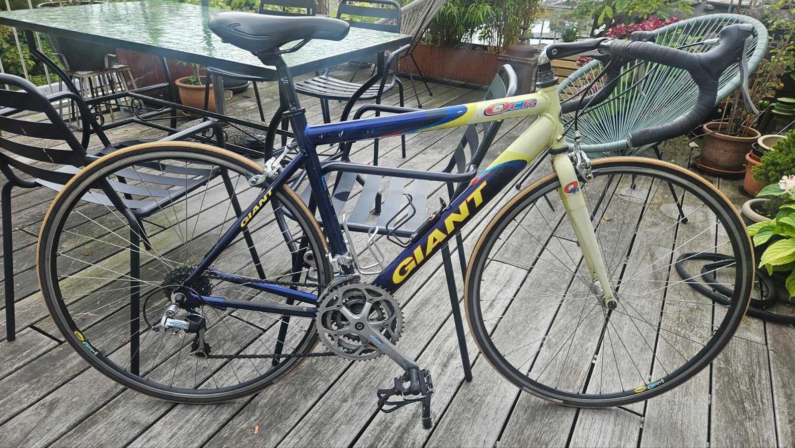 Giant racefiets, aluminium, Ophalen, 28 inch, Gebruikt, Velgrem