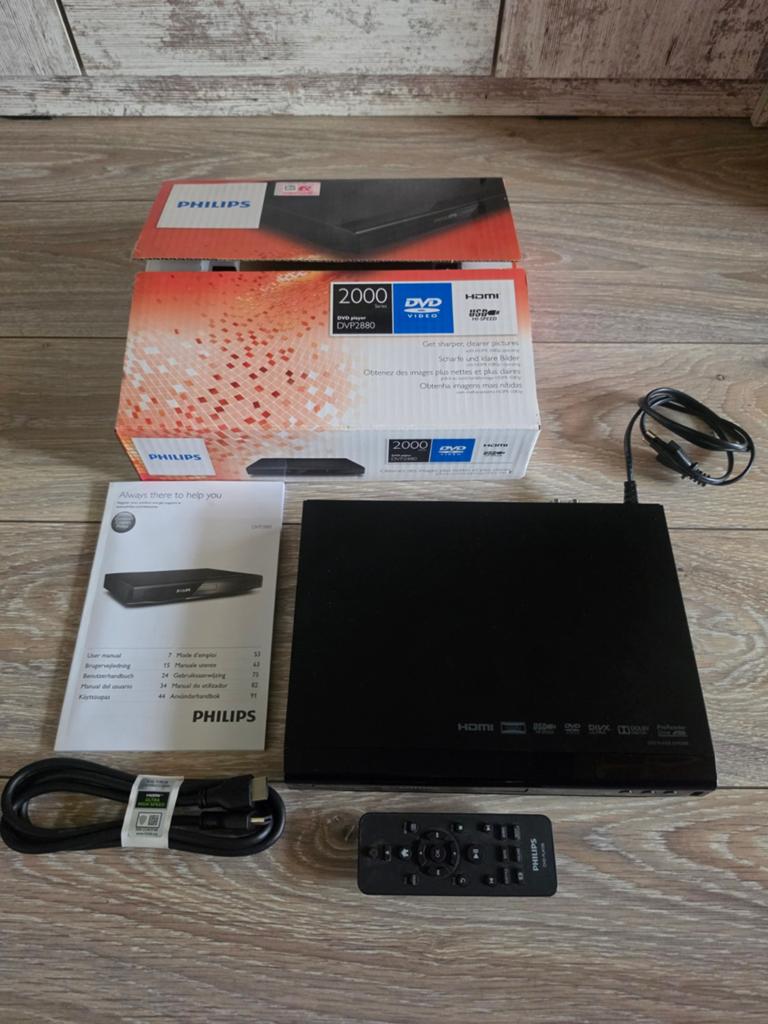 Philips DVP2880 DVD-speler met HDMI en USB, Audio, Tv en Foto, Dvd-spelers, Ophalen of Verzenden, Zo goed als nieuw, Dvd-speler
