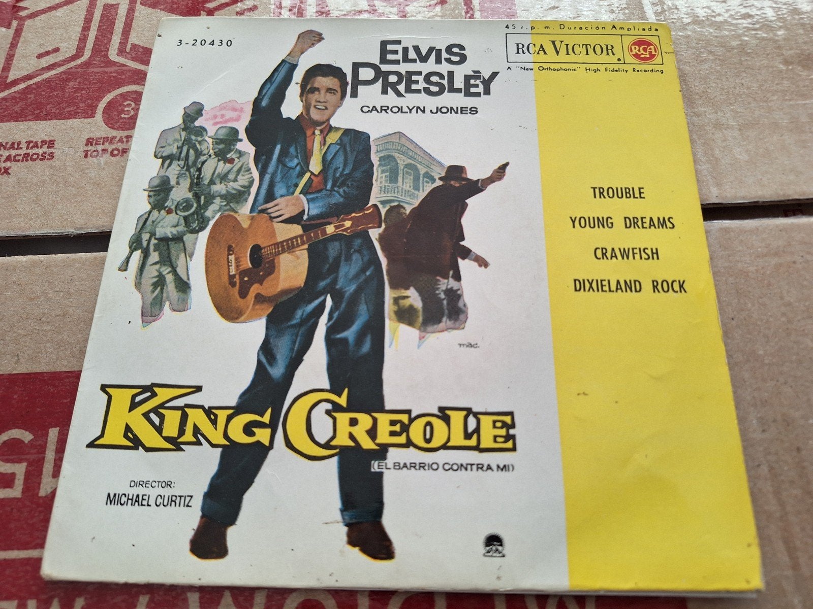 Elvis Presley - King Creole (Spaanse persing), Cd's en Dvd's, Vinyl Singles, Originele persing, Verzenden, Gebruikt, Pop