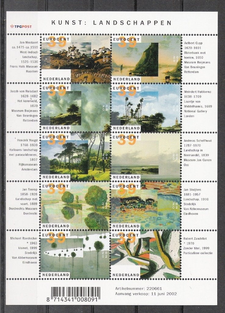 Vel 2089-98 postfris cw 10,00, Ophalen of Verzenden