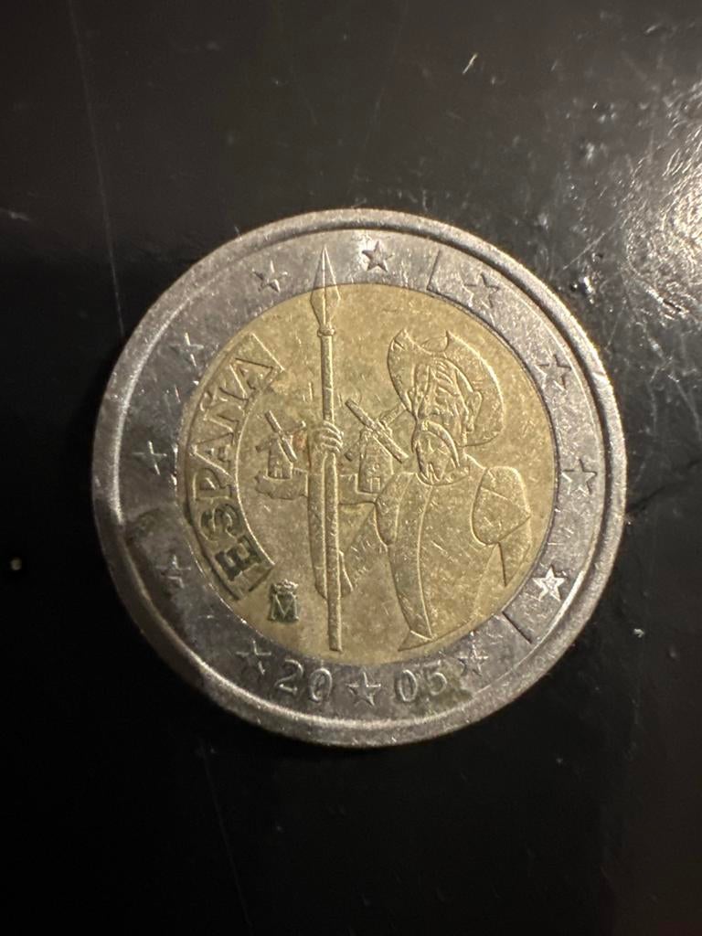 2 Euro munt Spanje 2005 - Don Quichot, Ophalen of Verzenden, Spanje, 2 euro, Losse munt