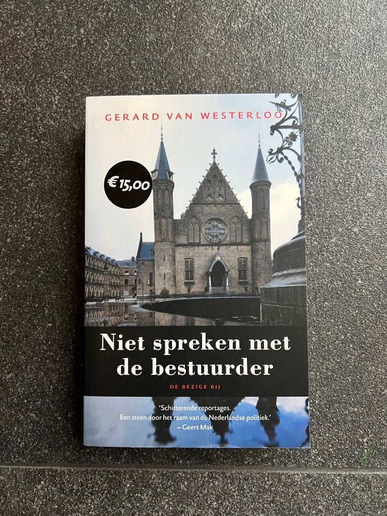 niet spreken met de bestuurder boek Gerard van Westerloo, Ophalen