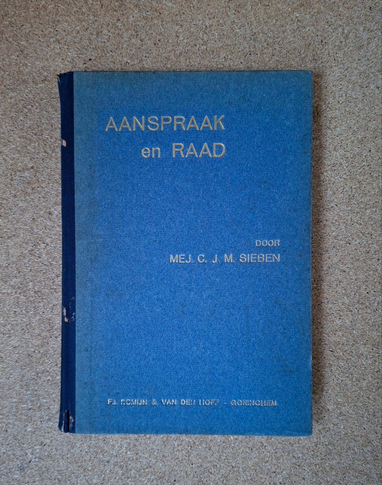 Aanspraak en Raad 6e druk ds Fransen juf. Sieben, Antiek en Kunst, Ophalen of Verzenden, Ds. Elias Fransen en mej. C.J.M. Sieben