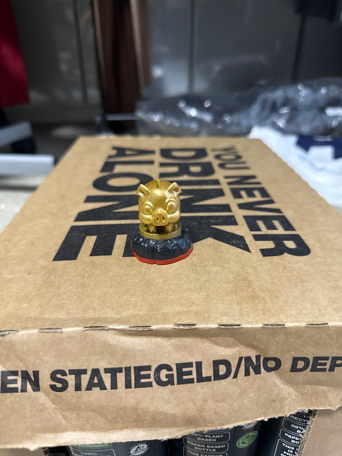 Skylanders Swap Force Gouden Varkentje Figuur, Ophalen, Zo goed als nieuw