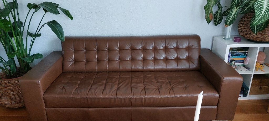 GRATIS driezitsbank, merk Boss, Ophalen, Gebruikt, Driepersoons, 75 tot 100 cm