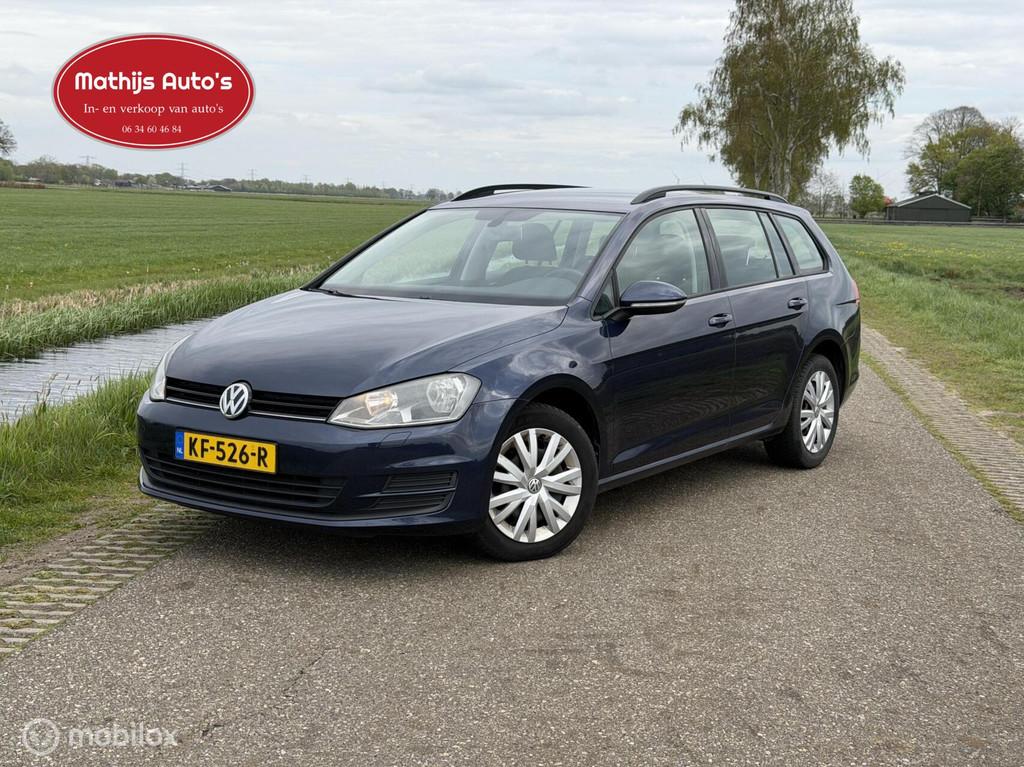 Volkswagen Golf Variant 1.6 TDI Comfortline Nette staat!, Auto's, Euro 5, 1295 kg, 4 cilinders, Blauw