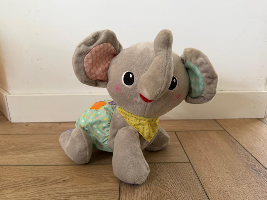 Vtech kruip en leer olifant, Ophalen, Zo goed als nieuw, Olifant