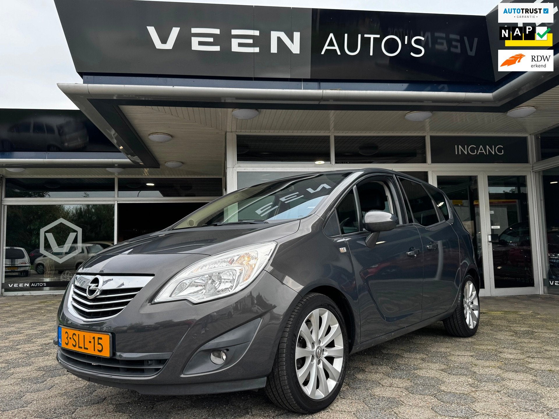 Opel Meriva 1.4 Turbo Cosmo AUTOMAAT Vol Leder Luxe, Gebruikt, Euro 6, 4 cilinders, Automatische klimaatregeling