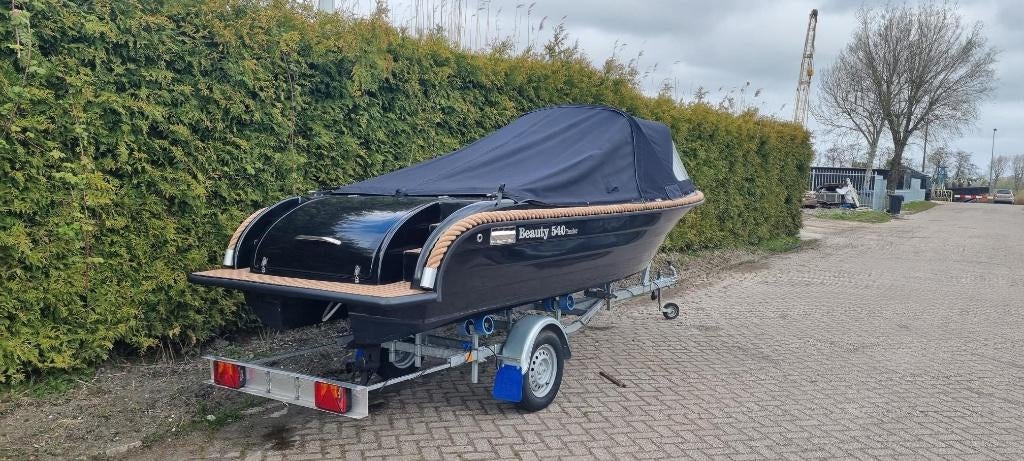 Beauty 540 tendersloep | vaarbewijs vrij | direct varen, Ophalen of Verzenden, Zo goed als nieuw, Buitenboordmotor, Polyester