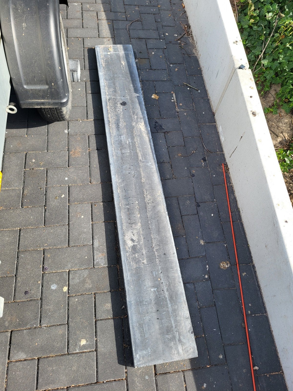 Betonnen antraciet onderplaat 180cm, Tuin en Terras, Schuttingen, Ophalen, Nieuw, Overige materialen, Minder dan 3 meter