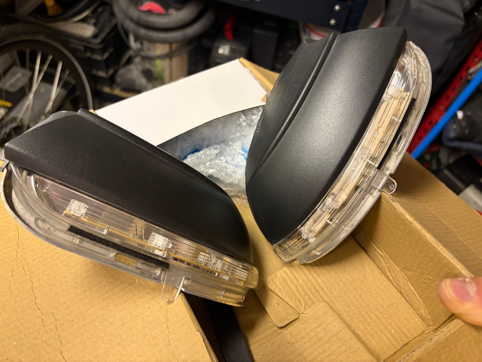 VW Scirocco LED zijspiegel knipperlichten (set van 2), Auto-onderdelen, Spiegels, Ophalen of Verzenden, Gebruikt, Volkswagen