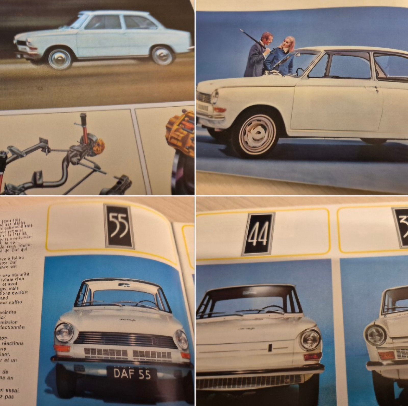 1968 Daf personen wagens Variomatic folder Daf 33 44 55, Ophalen of Verzenden, Zo goed als nieuw, Overige merken