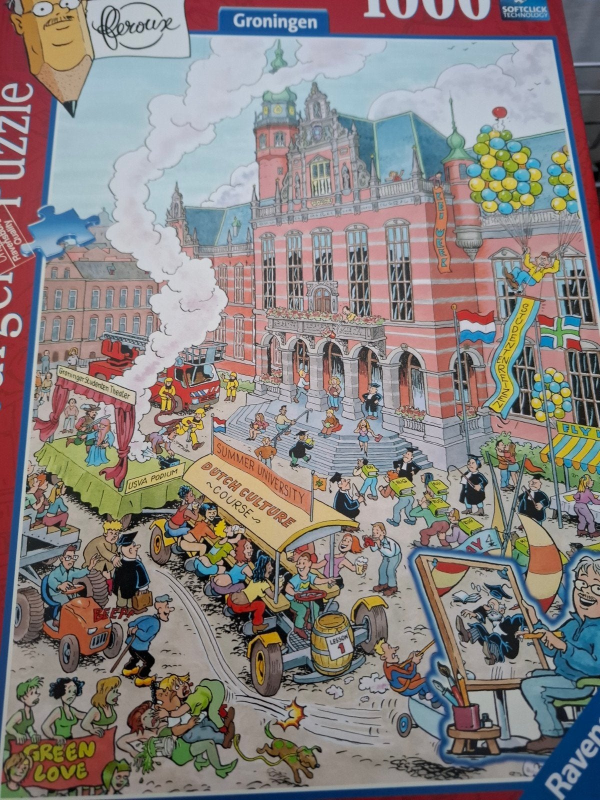 6 Puzzels van 1000 stuks, Ophalen of Verzenden, 500 t/m 1500 stukjes, Zo goed als nieuw