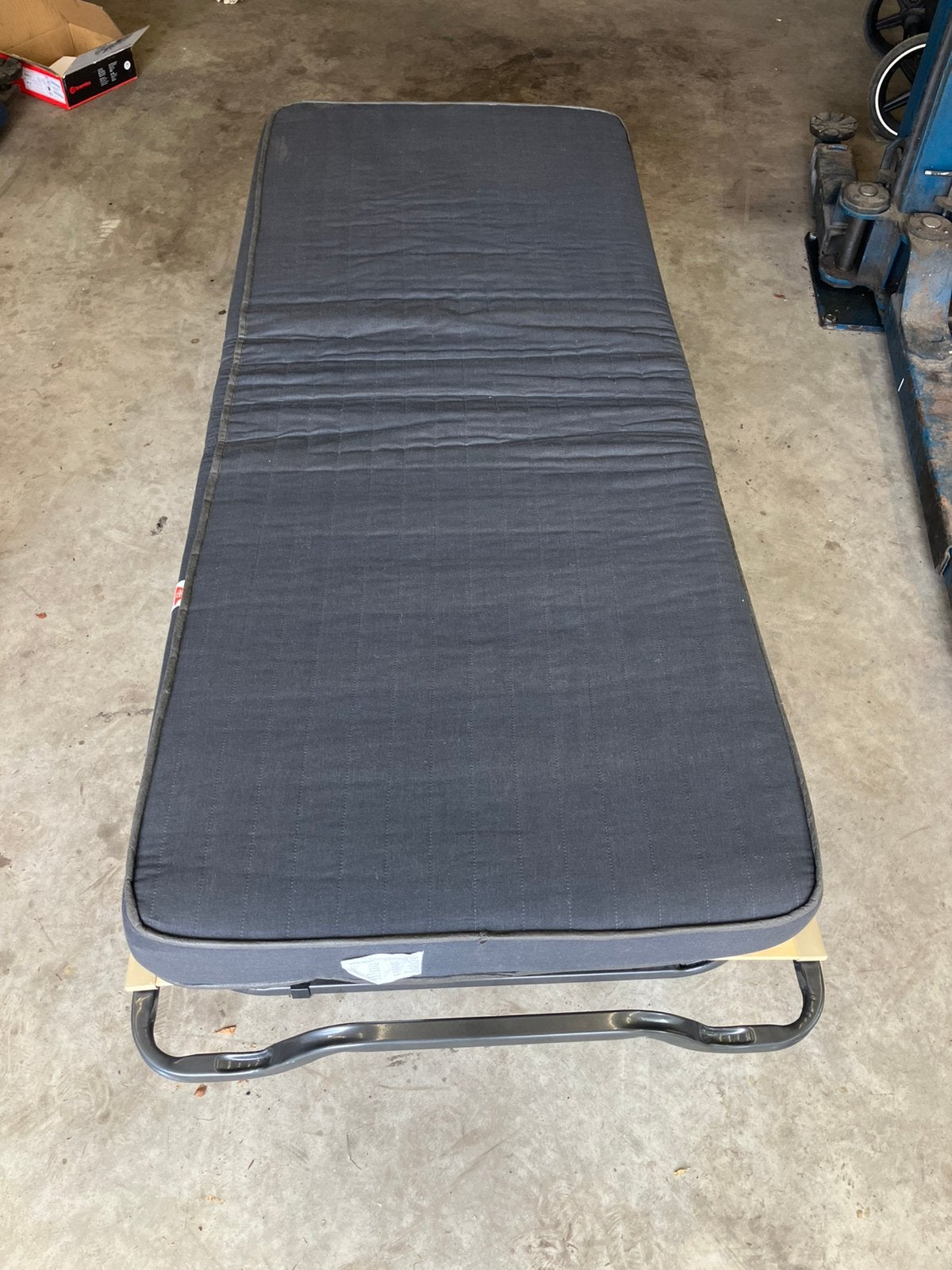 Klepbed, Ophalen, Eenpersoons, Zwart, 190 cm of minder