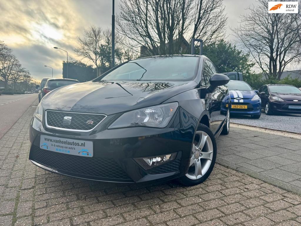 SEAT Ibiza 1.2 TSI FR Clima Elek Pakket Lmv Pdc Nw Apk, Voorwielaandrijving, Stof, Gebruikt, Zwart