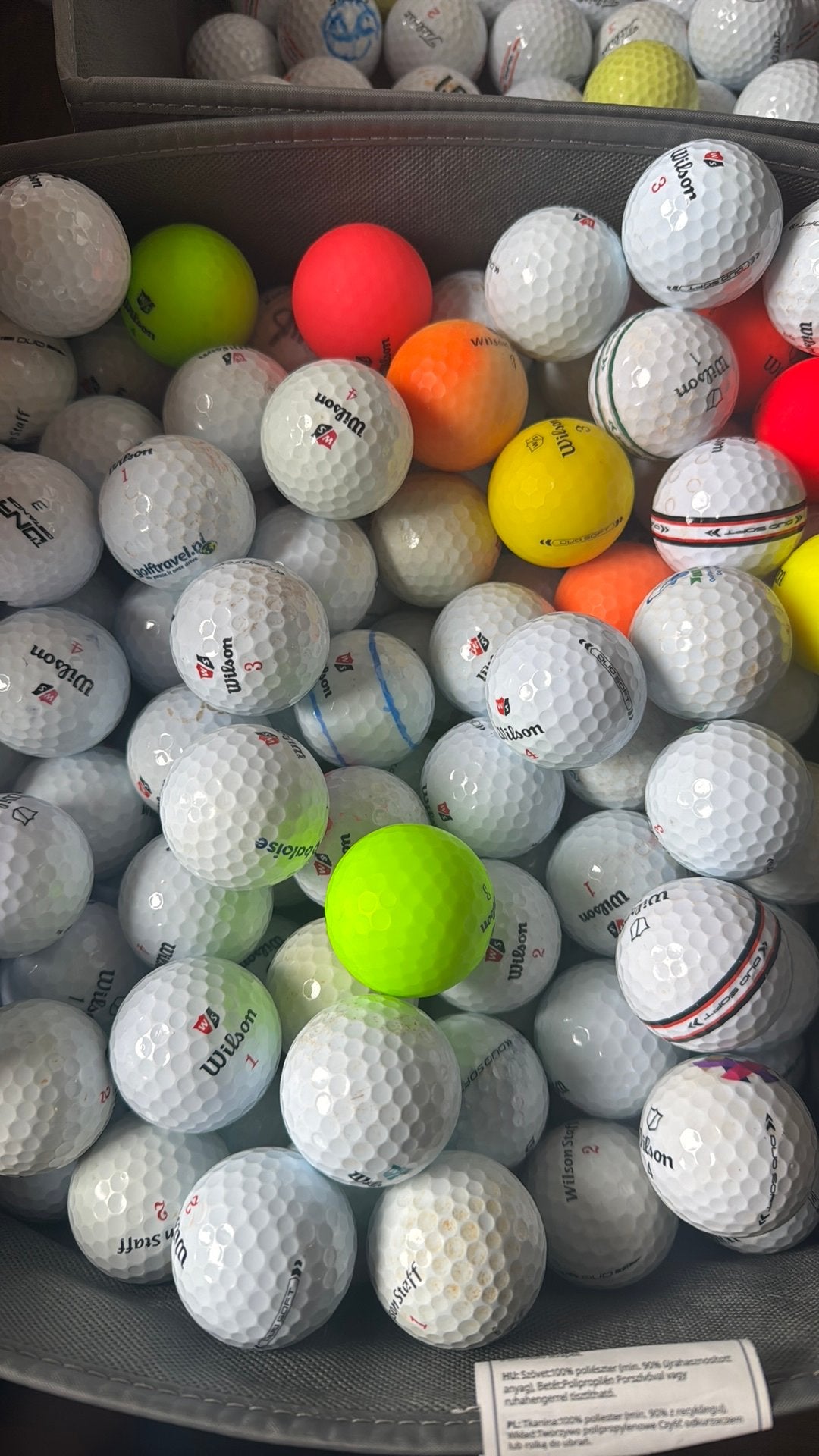Wilson duo soft golfballen 48 stuks, Ophalen of Verzenden, Zo goed als nieuw, Bal(len)