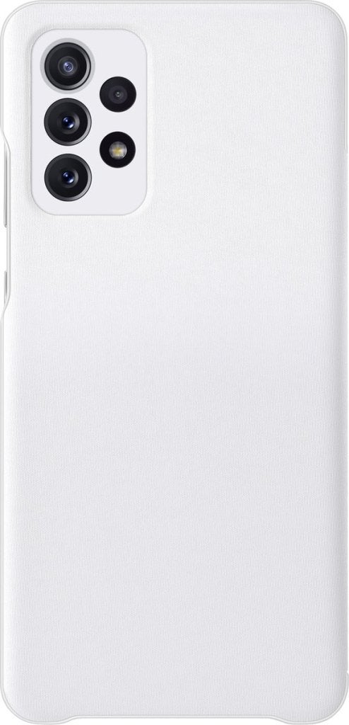 Samsung Galaxy A72 4G (2021) S View Wallet Hoesje – Wit, Overige modellen, Frontje of Cover, Ophalen of Verzenden, Zo goed als nieuw